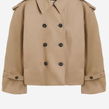 TRENCH CORTO ALISANDRA IN COTONE STRETCH 102484 1EC BY MALENE BIRGER 