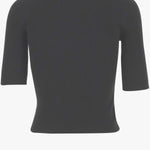 PULLOVER IN MISTO LANA A MANICHE CORTE CON LOGO 102017 A18MII2 PINKO 