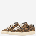 SNEAKERS WINDSCAPE LOW CON MOTIVO ANIMALIER SCLWDY01 SUEDELEOPRINTLEOPBLACK AUTRY 