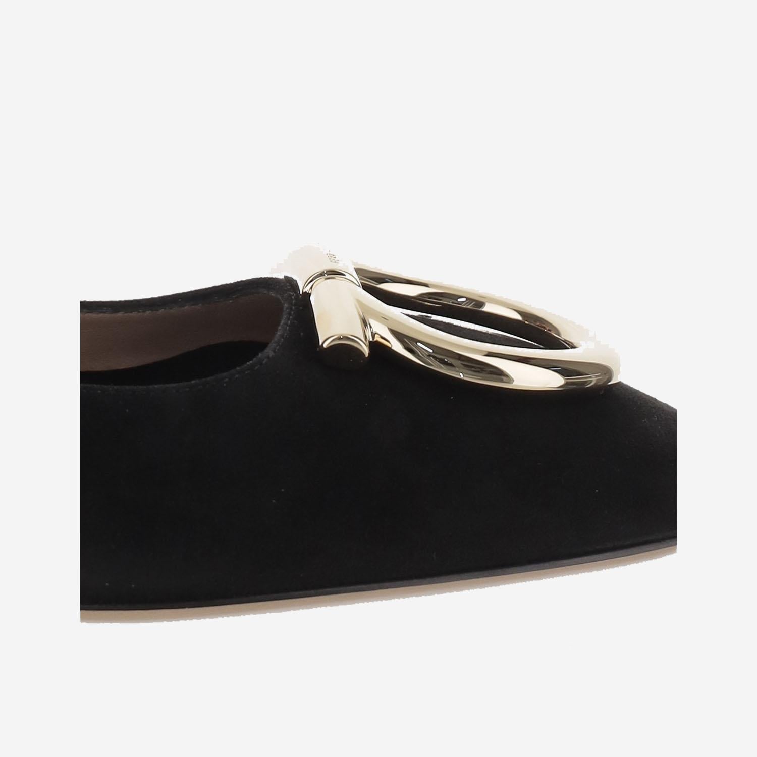 BALLERINE IN PELLE MARRY 001NEROAMARETTINERO SALVATORE FERRAGAMO 
