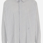 CAMICIA IN COTONE A RIGHE CON LOGO SHM00572AW00779 1LX JACQUEMUS 