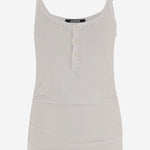 TOP IN COTONE CON MEZZA ABOTTONATURA TSW00567AJ00189 100 JACQUEMUS 