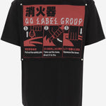 T-SHIRT IN COTONE CON STAMPA B0030556 FA706P762 44 LABEL GROUP 