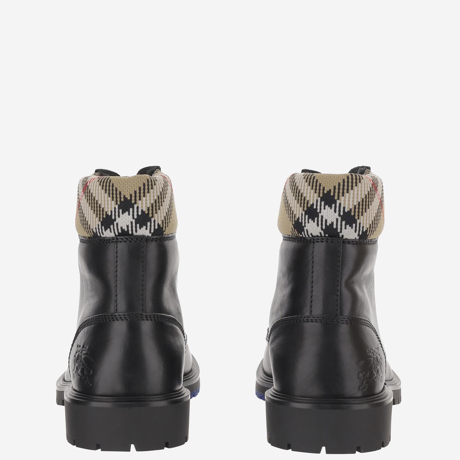 STIVALETTI ROUGUE IN PELLE 8115599 BLACK BURBERRY 