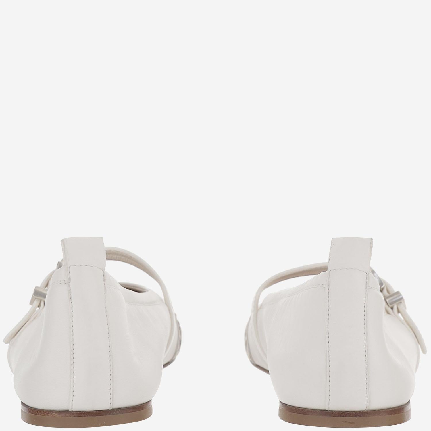 BALLERINE IN PELLE E PITONE SR4913P02 NAPPABIANCO6000PITONEROCCIA SARTORE 