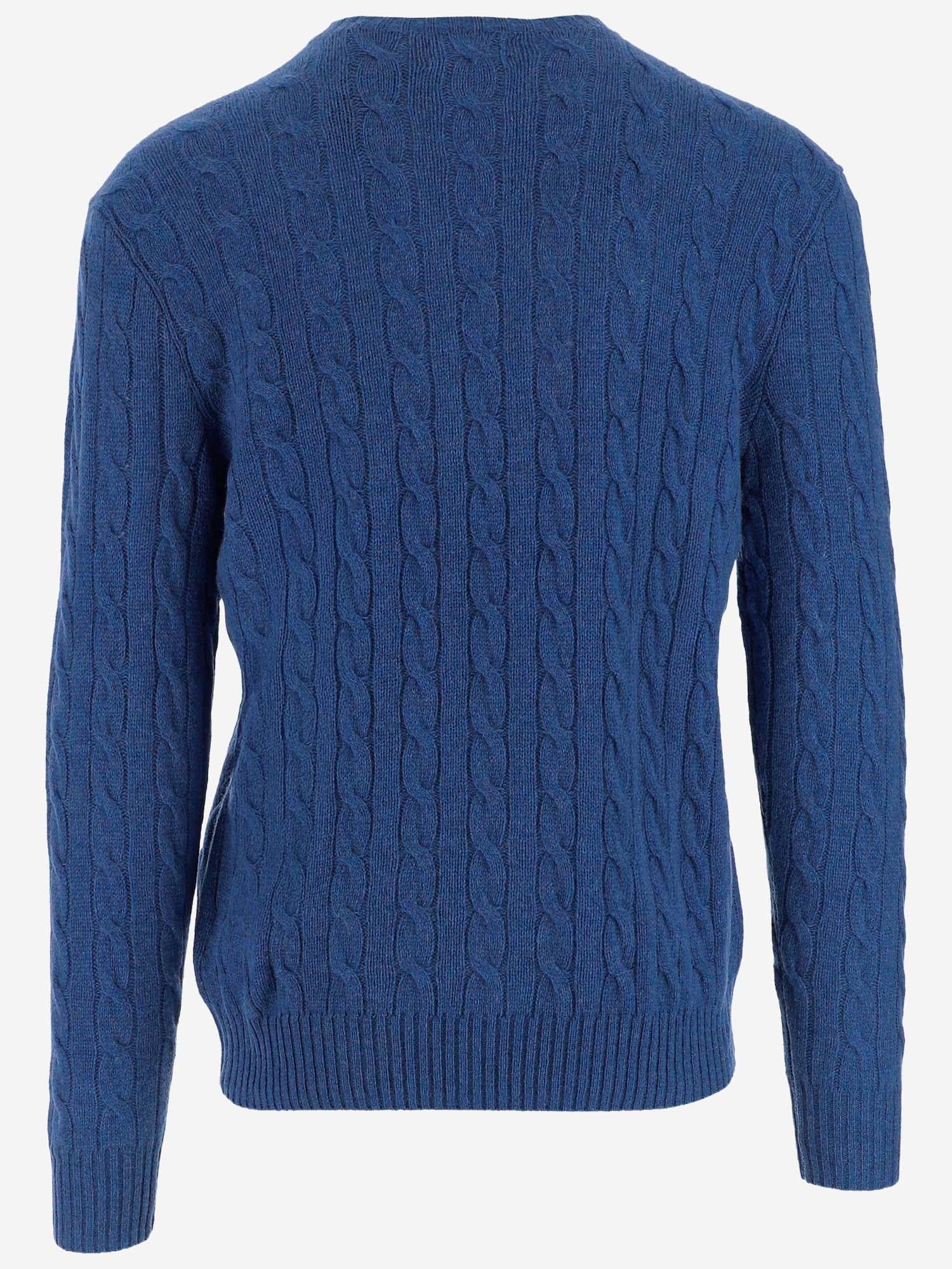 MAGLIA A TRECCE IN LANA 710876762 017 POLO RALPH LAUREN 