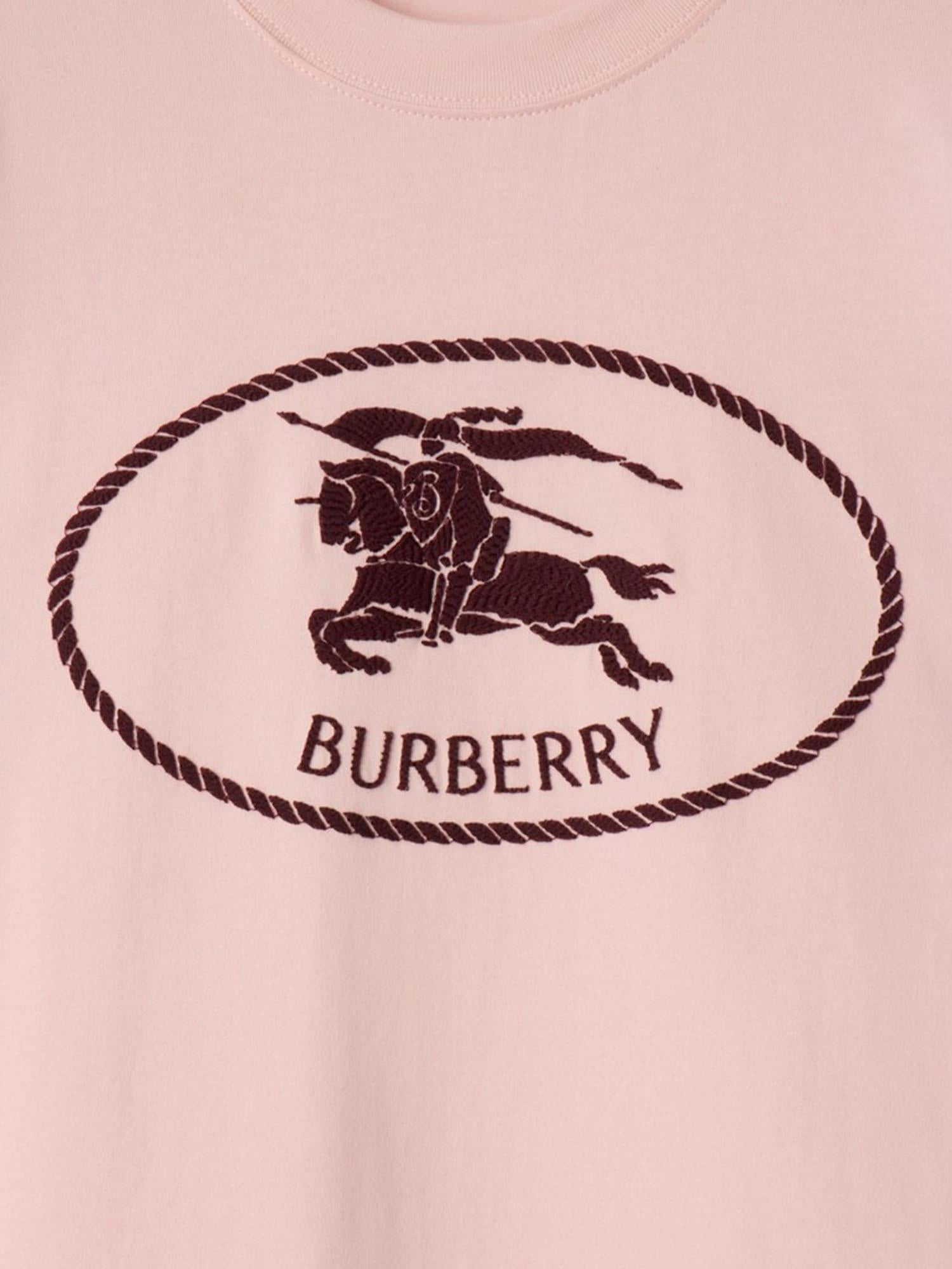 T-SHIRT IN COTONE CON LOGO 8110925 BOUQUET BURBERRY 