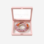 BRACCIALE IN TESSUTO E PERLE DI VETRO FISHGLASSBEAD YELLOWPINK SORBET ISLAND 