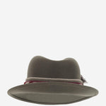 CAPPELLO fedora IN LANA GREENHATBORDEAUXRIBBON NATURAL ALEXIA ALVAREZ DE TOLEDO 