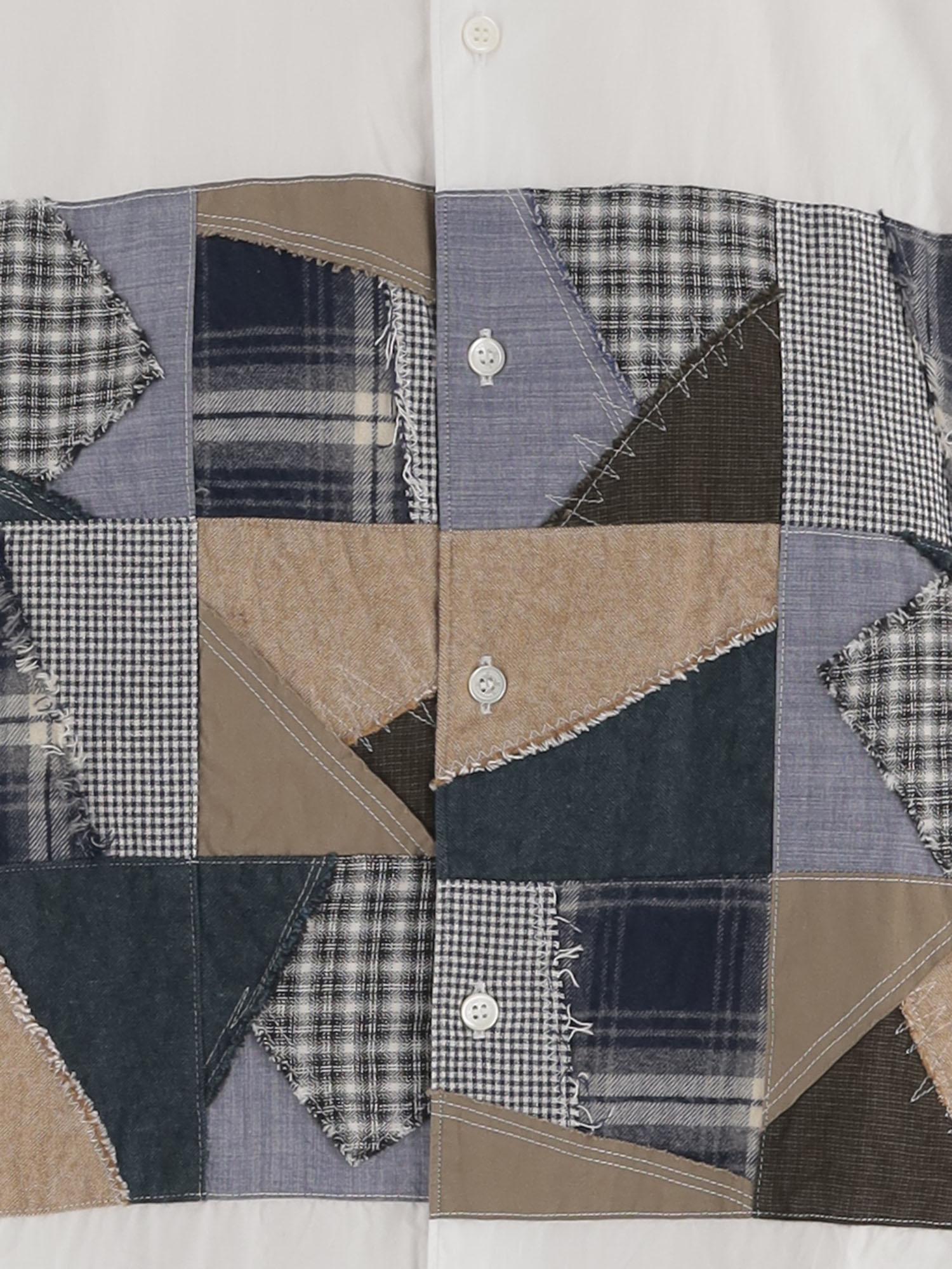 CAMICIA PATCHWORK IN COTONE HPB020W25 2 HOMME 