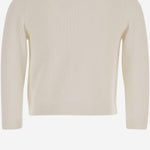 CARDIGAN IN COTONE E CASHMERE S06XCAK00013 008 BONPOINT KIDS 