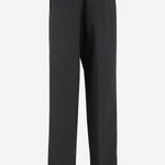 PANTALONI SARTORIALI IN GABARDINE DI LANA J02KA0347 J40002001 JIL SANDER 