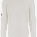 MAGLIA IN COTONE CON LOGO 20CMKN105A 006323O103 CP COMPANY 