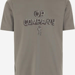 T-SHIRT IN COTONE CON LOGO 19CMTS111A 110301W356 CP COMPANY 