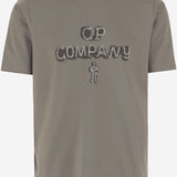 T-SHIRT IN COTONE CON LOGO 19CMTS111A 110301W356 CP COMPANY 