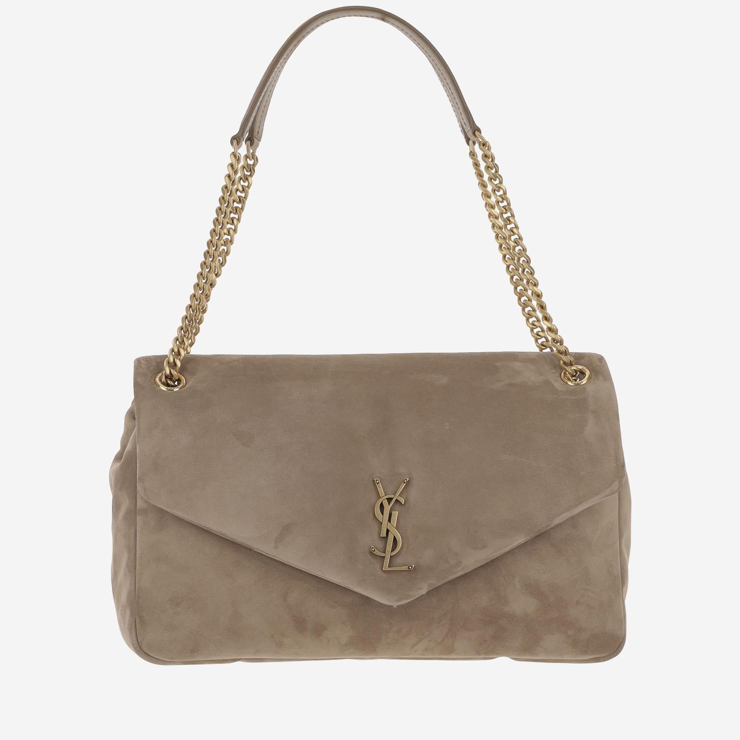 Borsa CALYPSO grande in suede 777399 1U80W2795 SAINT LAURENT 