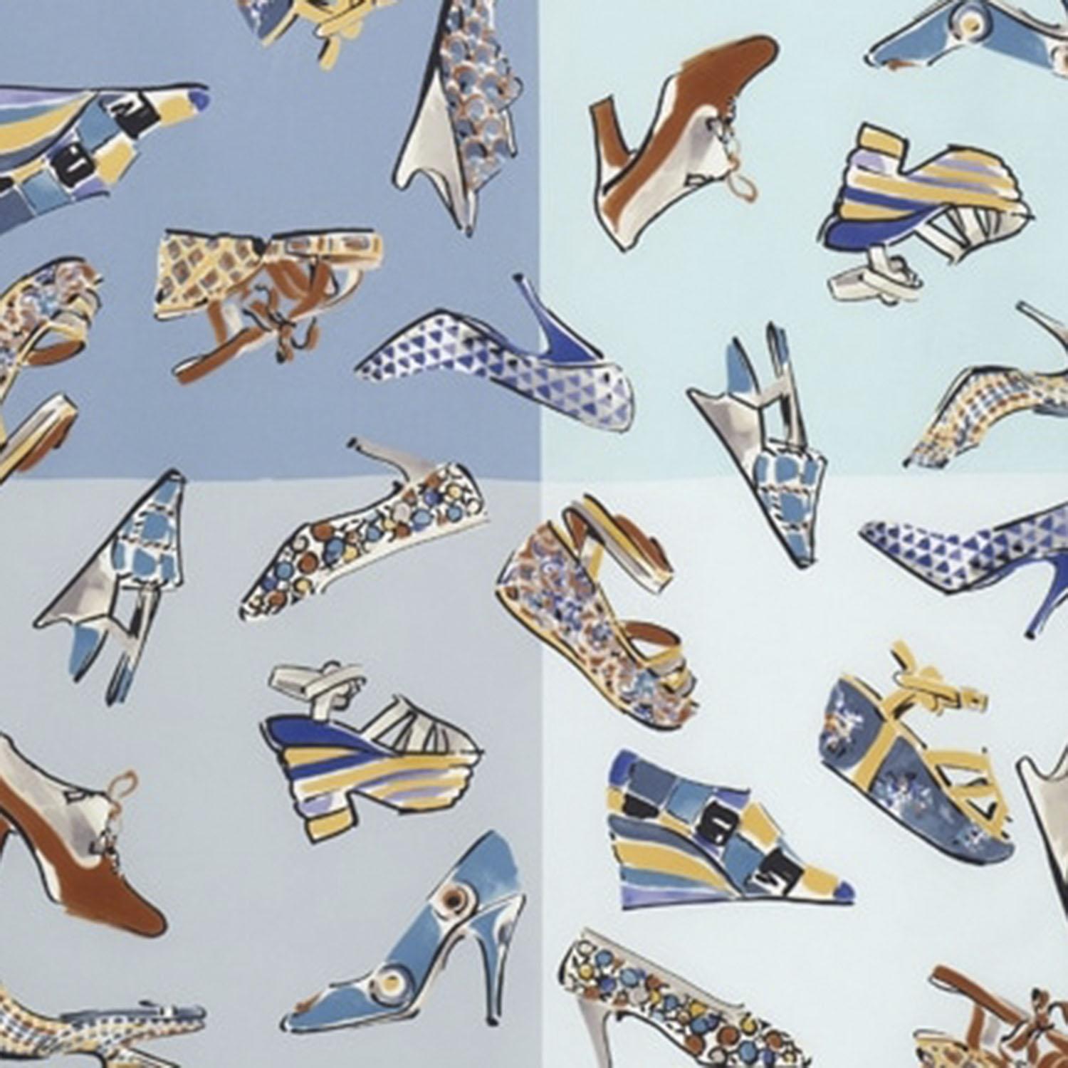 FOULARD IN SETA CON STAMPA GENIO 310231 003 SALVATORE FERRAGAMO 