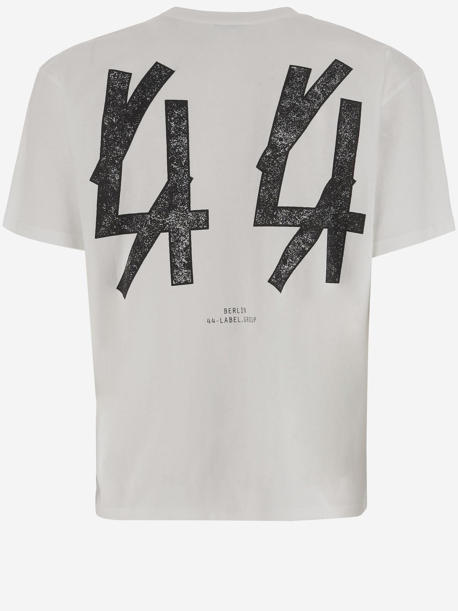 T-SHIRT IN COTONE CON STAMPA B0030556 FA582P663 44 LABEL GROUP 
