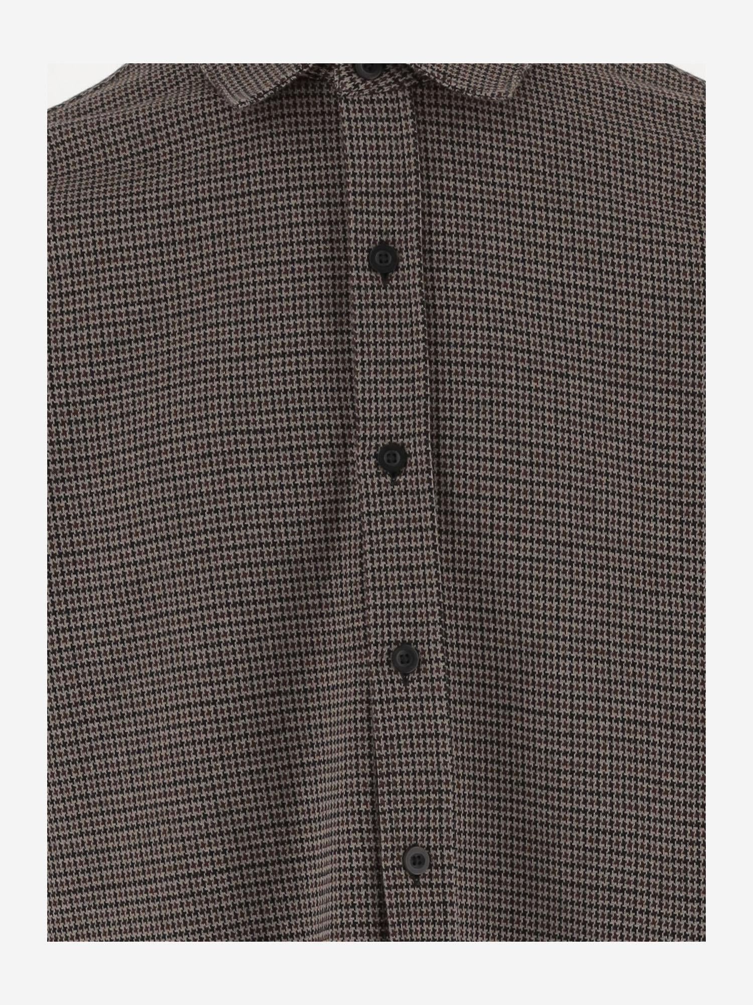 CAMICIA IN COTONE MISTO CON TEXTURE M12789981A 826DRC VINCE 