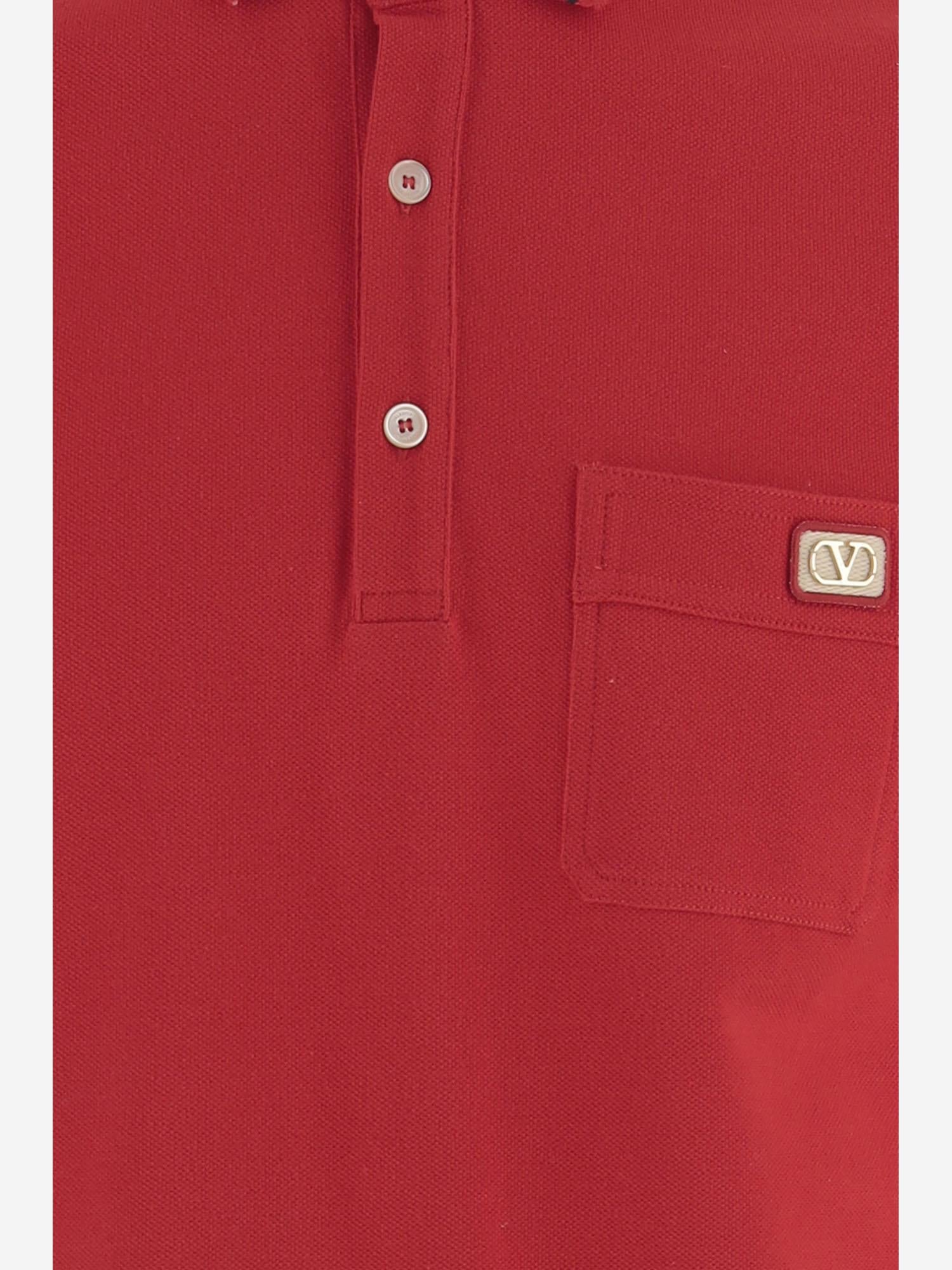 POLO IN COTONE CON LOGO 8V3MH01K AQJ157 VALENTINO 