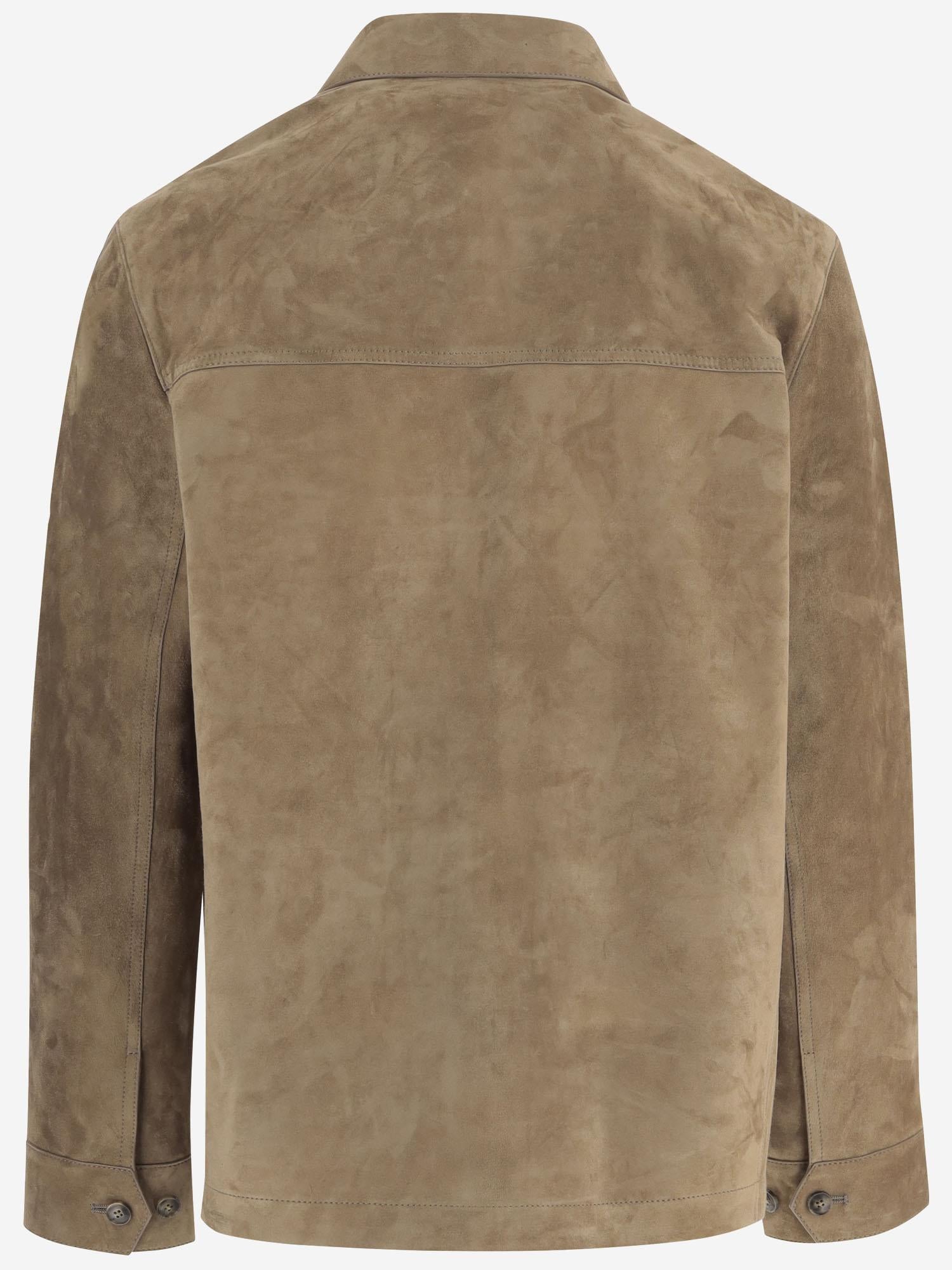 Giacca in pelle scamosciata 26E26EHV20174L32W A2024 YVES SALOMON 