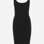 ABITO IN MAGLIA CON TEXTURE A V JACQUARD STRETCH 1011396 1A159781B000 VERSACE 