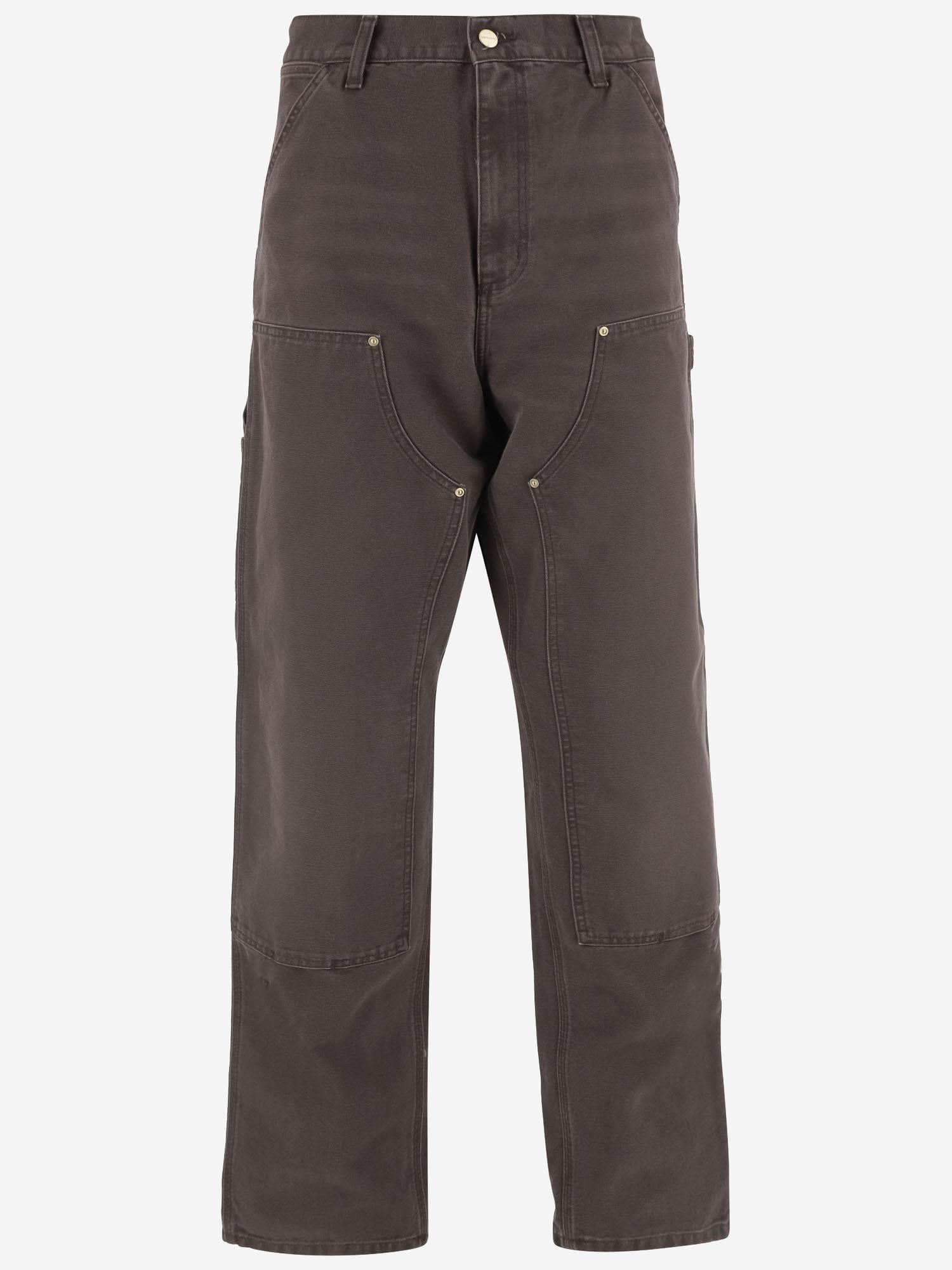 PANTALONI DOUBLE KNEE IN COTONE I034796 474O CARHARTT WIP 