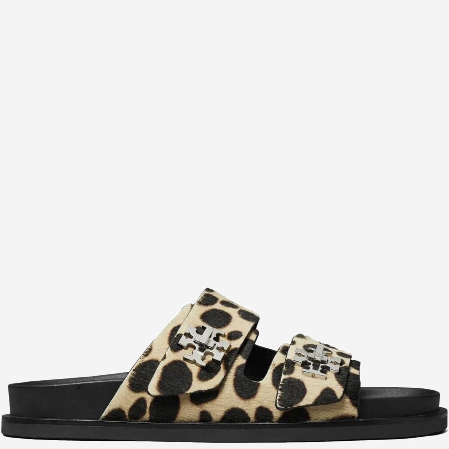 SANDALI SLIDER CON MOTIVO ANIMALIER 169691 960 TORY BURCH 