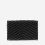 POCHETTE CON CATENA CASSANDRE IN PELLE DI AGNELLO 377828 AAA441000 SAINT LAURENT 