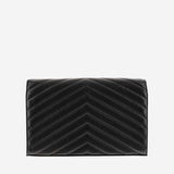 POCHETTE CON CATENA CASSANDRE IN PELLE DI AGNELLO 377828 AAA441000 SAINT LAURENT 