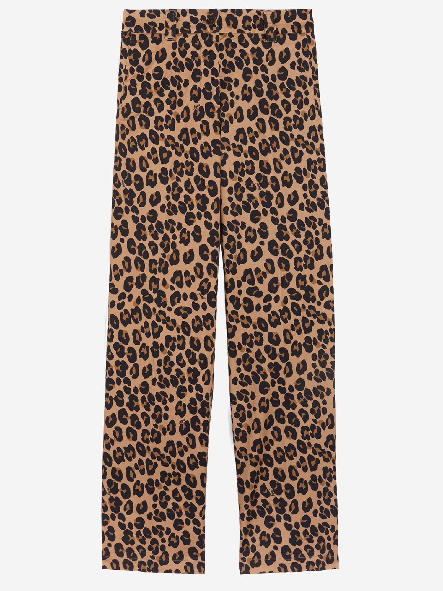 PANTALONI IN COTONE STRETCH CON STAMPA LEOPADRATA 0186L110 60226 ASPESI 