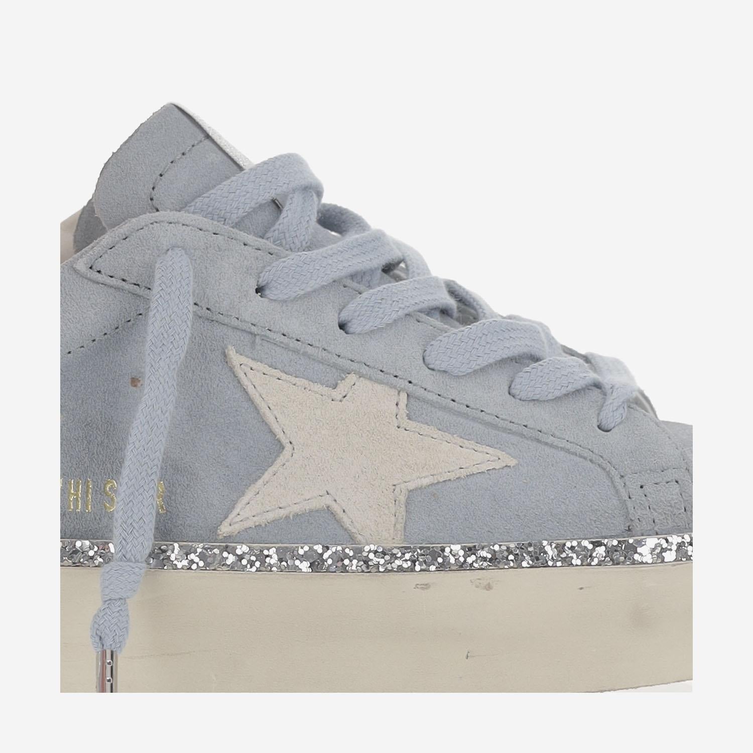 SNEAKERS HI STAR CON GLITTER GWF00118 F00751760608 GOLDEN GOOSE 