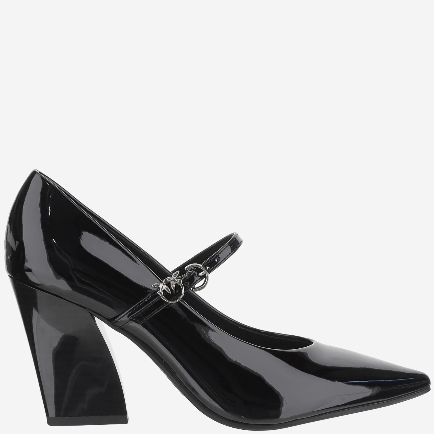 DECOLLETÉ IN PELLE LUCIDA SD0415 E002Z99 PINKO 