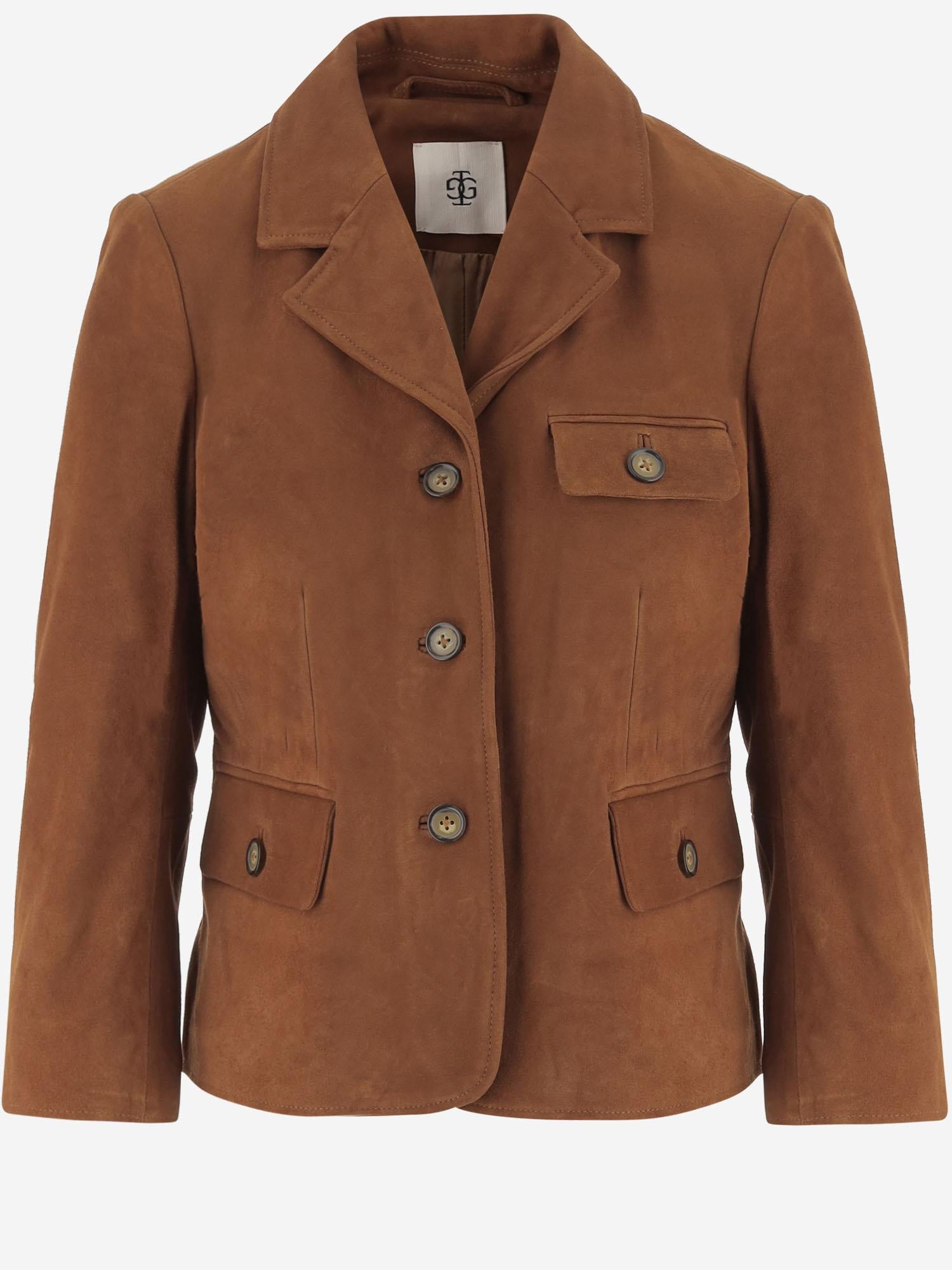 GIACCA IN PELLE SCAMOSCIATA DI CAPRA 21796 515 THE.GARMENT 