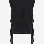 TOP SENZA MANICHE IN MISTO CARTA CON PANNELLI LATERALI ALLUNGATI TOW00910AJ00254 990 JACQUEMUS 