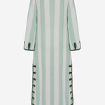 Abito edna in lino EDNA GREEN PHILIPPA 1970 