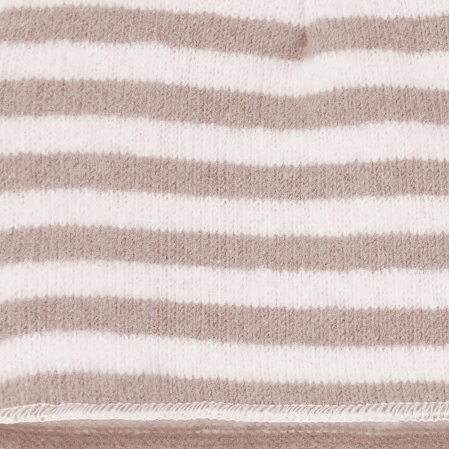 BEANIE HONORE CON MOTIVO A RIGHE 25W040 NUDE 1+ IN THE FAMILY KIDS 