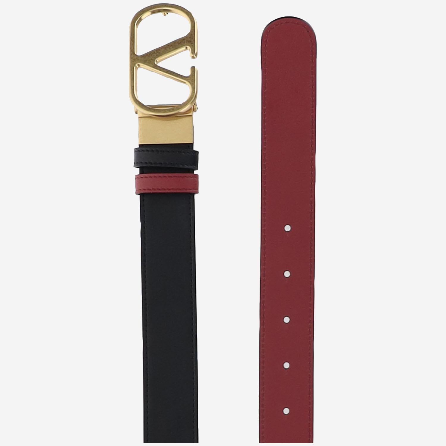 CINTURA VLOGO SIGNATURE IN PELLE 7W2T0SQ3 IYR43K VALENTINO GARAVANI 