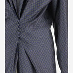 CAMICIA IN SETA CON DRAPPEGGIO FRONTALE 010781 2333509 DRIES VAN NOTEN 
