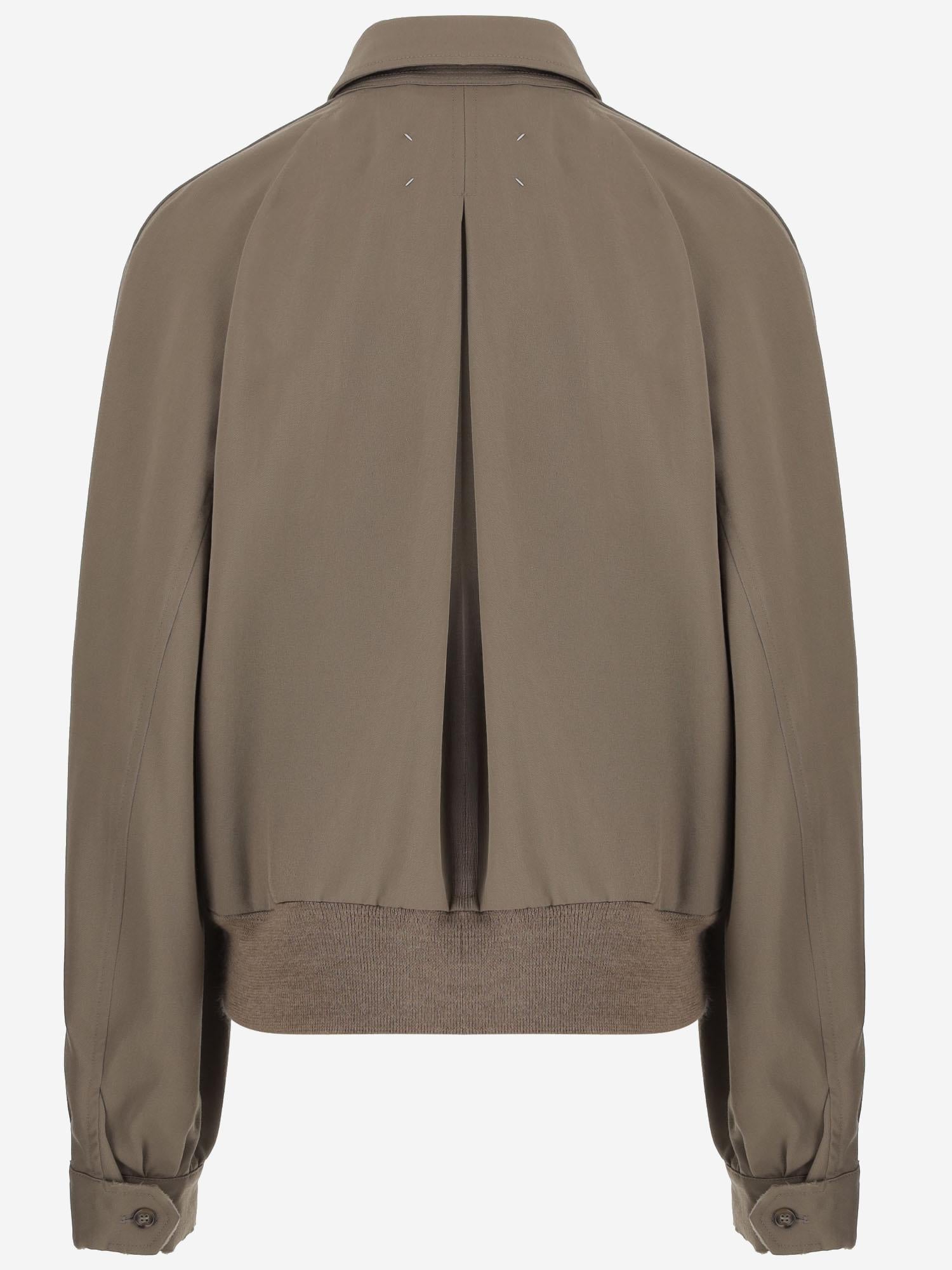 GIACCA IN LANA VERGINE CON ZIP S51AM0509 M35062804 MAISON MARGIELA 