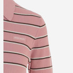 POLO A RIGHE IN COTONE STRETCH MMLB35 183MF0028 MIU MIU 