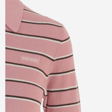 POLO A RIGHE IN COTONE STRETCH MMLB35 183MF0028 MIU MIU 