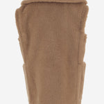 Gilet in Teddy in cammello e seta BREDA1234 001 MAX MARA 