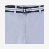 PANTALONI CORTI IN COTONE CON CINTURA A RIGHE 323963291 500 POLO RALPH LAUREN KIDS 