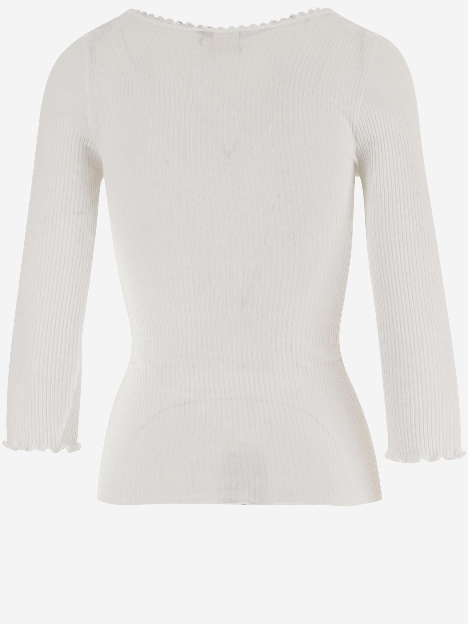 Cardigan con scollo profondo in cotone CH25WJC01185 101 CHLOE 