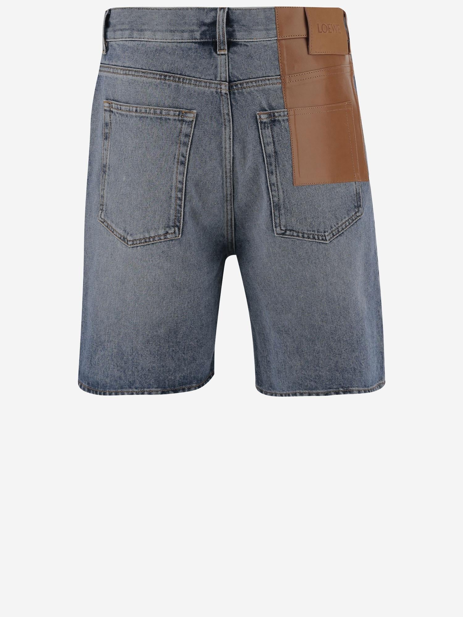 SHORTS IN DENIM H526Y11X83 5100 LOEWE 