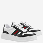 SNEAKERS IN PELLE CON SUOLA OVERSIZE 848317 AAE0H1097 GUCCI 