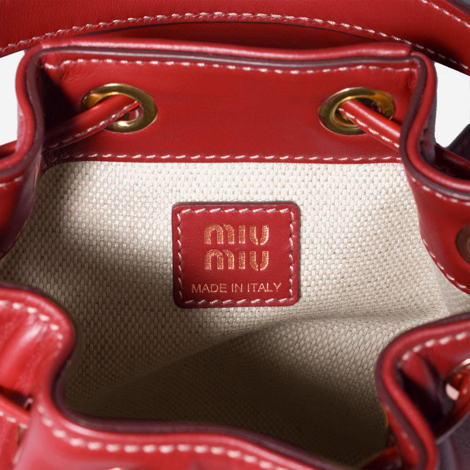 ZAINO IN PELLE CON LOGO 5BZ045 2CRWF0011 MIU MIU 
