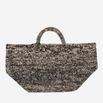 BORSA TOTE MEDIA VANILLA IN RAFIA VANILLA TIGA IBELIV 