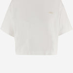 T-SHIRT IN COTONE CON LOGO RICAMATO TSPW052W HEAVYJERSWHITE AUTRY 